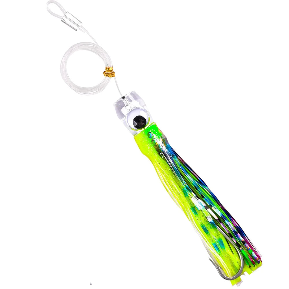 68G/108G Trolling Lure Marlin Tuna Mahi Dolphin Durado Wahoo Shark Skirts Big Game Leader Fishing Rigs Deep Sea Fishing Lure