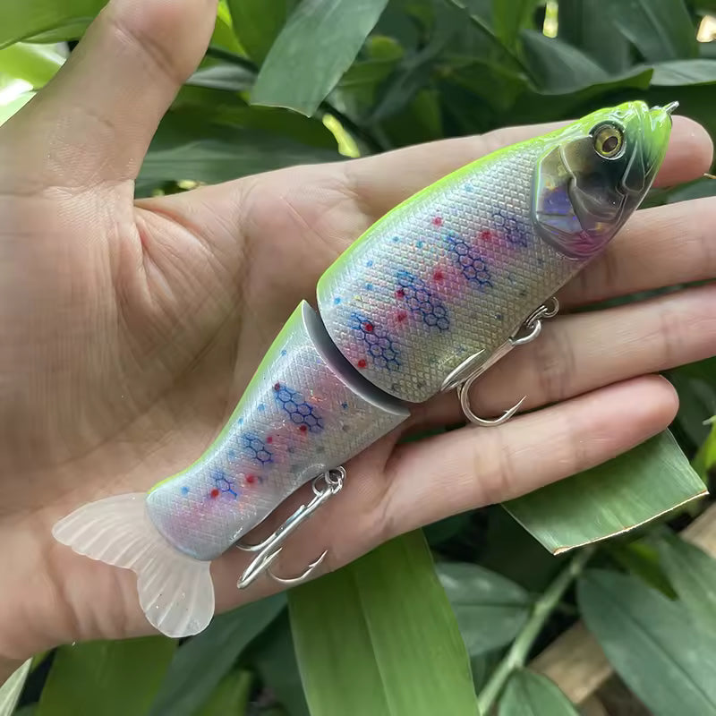 Swimbait Fishing Lure 135Mm 31G Multi Joint Slow Sinking Bait Wobbler