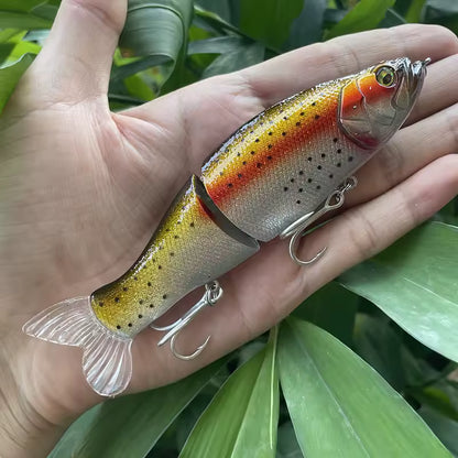 Swimbait Fishing Lure 135Mm 31G Multi Joint Slow Sinking Bait Wobbler