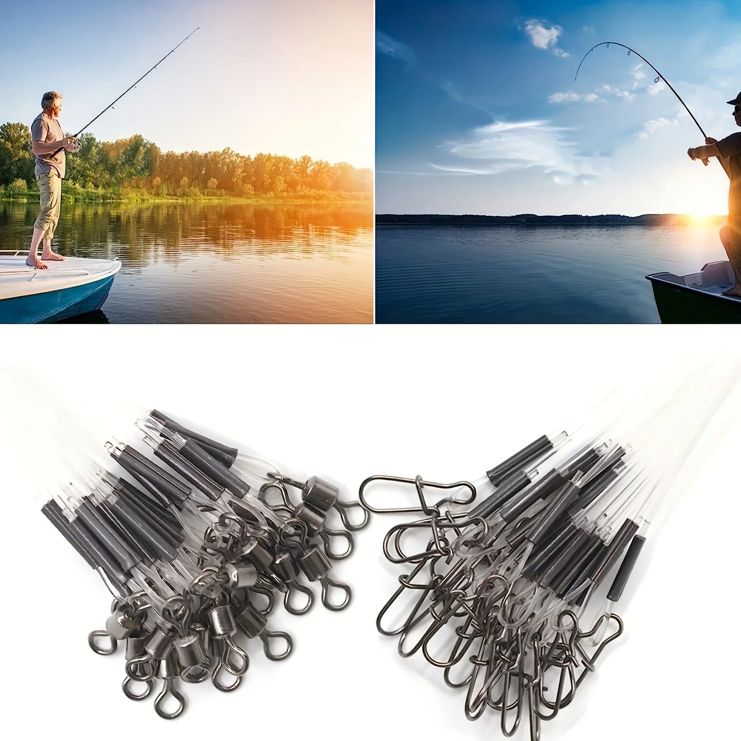 100%Fluorocarbon Fishing Line Rolling Rotation and Quick Locking Pressure Test Fluorocarbon Fishing Line 7-18KG