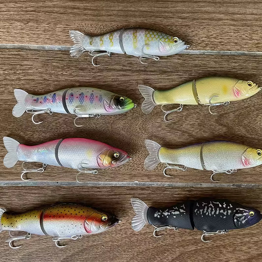 Swimbait Fishing Lure 135Mm 31G Multi Joint Slow Sinking Bait Wobbler