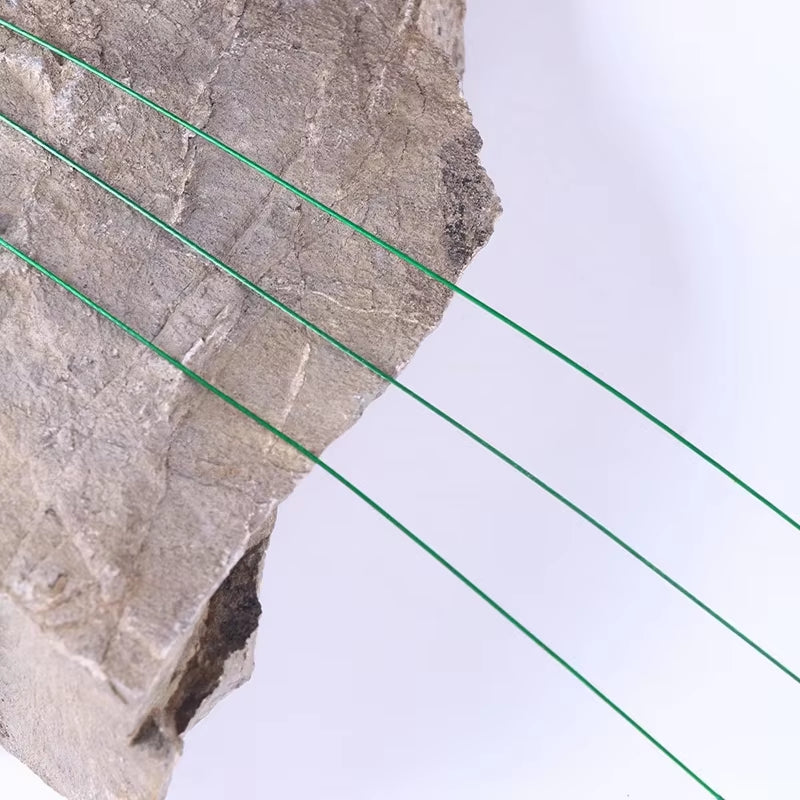 Super Strong Tensile Force anti Bite Steel Fishing Line Steel Wire Leader with Rotating Snaps Fishing Lead Wire 200/100/60/20Pcs