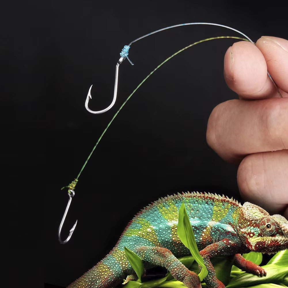 Invisible Fluorocarbon Coated Fishing Line, 300/500M, 0.20mm-0.50mm, 4.13LB-34.32LB, High Strength Spotted Line