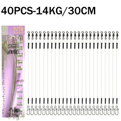 100%Fluorocarbon Fishing Line Rolling Rotation and Quick Locking Pressure Test Fluorocarbon Fishing Line 7-18KG