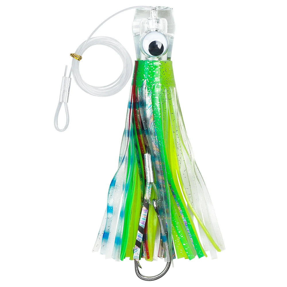 68G/108G Trolling Lure Marlin Tuna Mahi Dolphin Durado Wahoo Shark Skirts Big Game Leader Fishing Rigs Deep Sea Fishing Lure