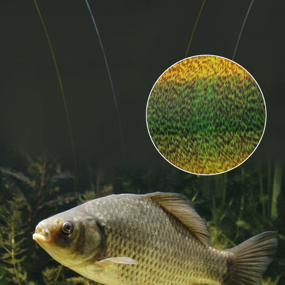 Invisible Fluorocarbon Coated Fishing Line, 300/500M, 0.20mm-0.50mm, 4.13LB-34.32LB, High Strength Spotted Line