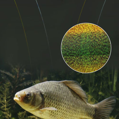 Invisible Fluorocarbon Coated Fishing Line, 300/500M, 0.20mm-0.50mm, 4.13LB-34.32LB, High Strength Spotted Line