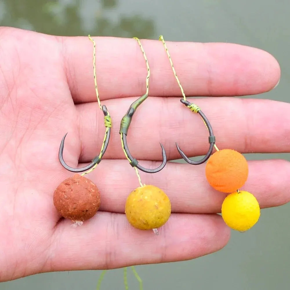 50Pcs Coating High Carbon Stainless Steel Barbless Hooks 8012 Fishing Hook Fishing Tool Accessories