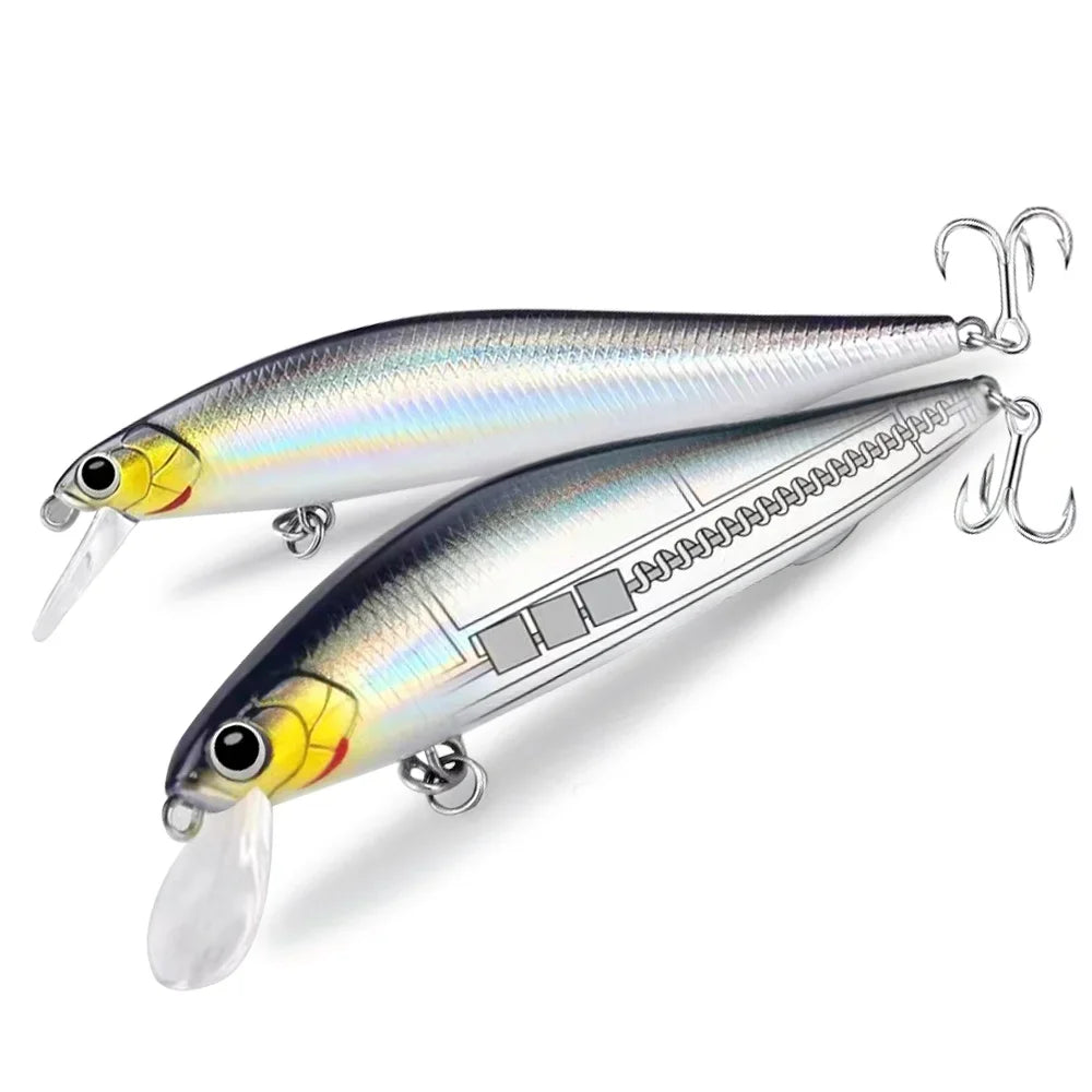 Sinking Minow 5-14G Jerkbait Fishing Lure Professional Gravity Balance System Cast Deep Bait Crank Wobbler Pesca Swimbait Pesca