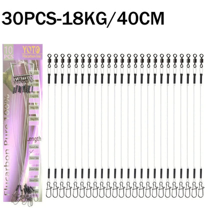 100%Fluorocarbon Fishing Line Rolling Rotation and Quick Locking Pressure Test Fluorocarbon Fishing Line 7-18KG