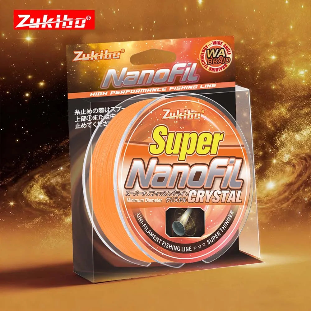 2025 Winner Nanofil Orange - High-Quality Smooth Thin Fishing Line for Spinning Reels by The Line Laboratory