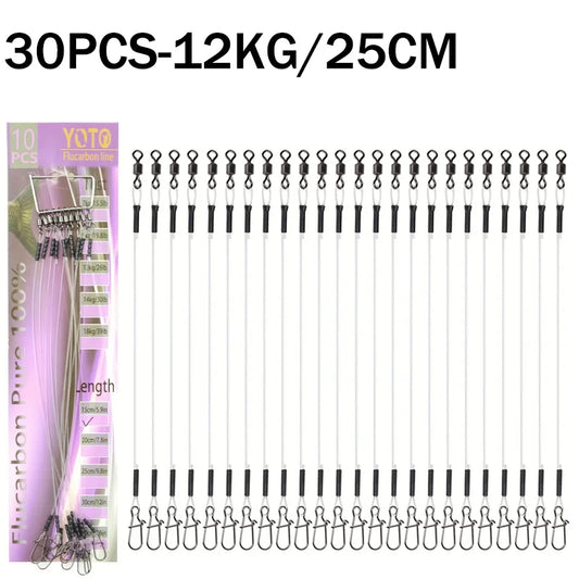 100%Fluorocarbon Fishing Line Rolling Rotation and Quick Locking Pressure Test Fluorocarbon Fishing Line 7-18KG