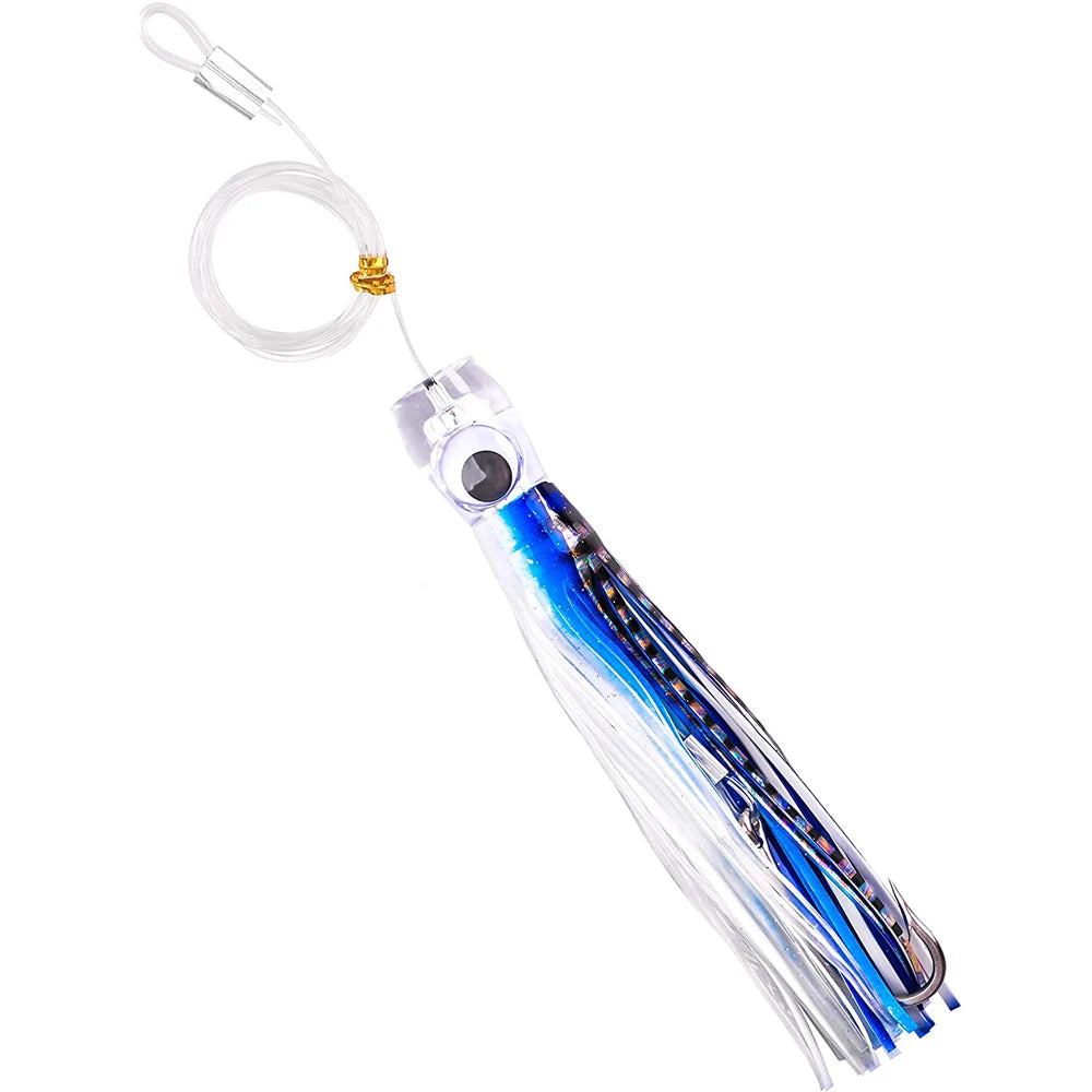 68G/108G Trolling Lure Marlin Tuna Mahi Dolphin Durado Wahoo Shark Skirts Big Game Leader Fishing Rigs Deep Sea Fishing Lure